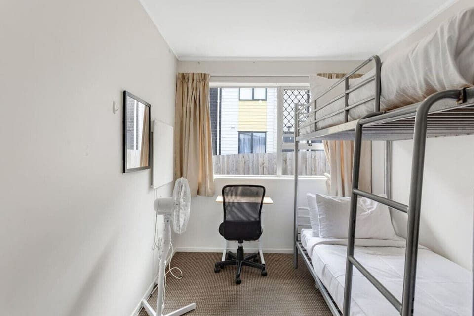 The desk area will be helpful for homework or crafts.