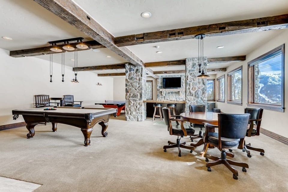 Downstairs game room