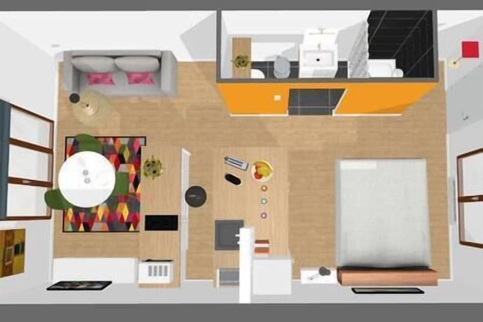 Plan de l'appartement 