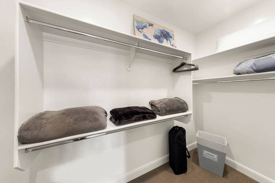 Master walk-in closet.