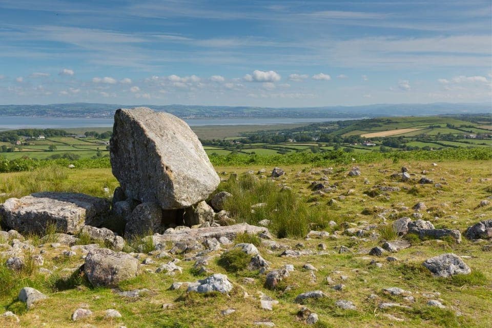 King Arthur's Stone on Cefn Bryn