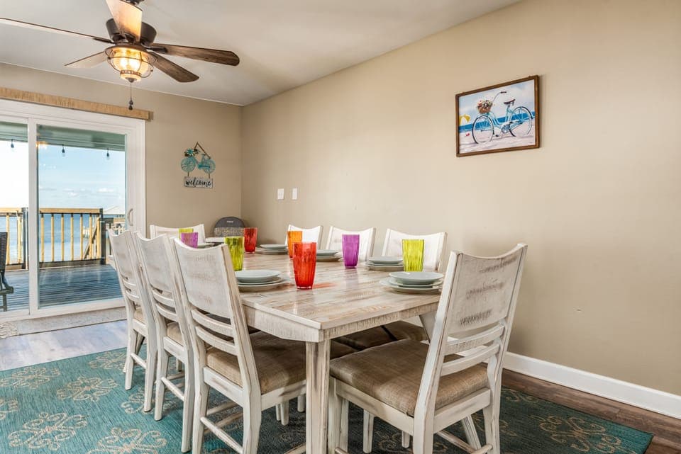 010 Cheles Bayside Cottage Ocean View Dining Room