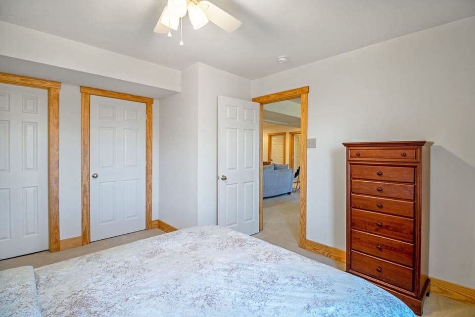 Bedroom 4 includes one queen bed