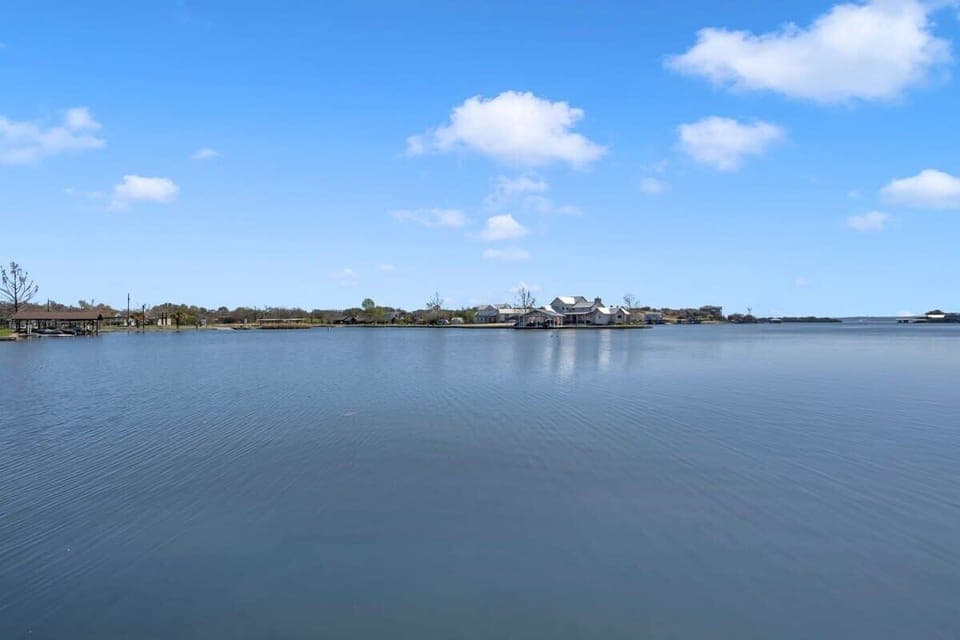 Swim or float in this calm cove