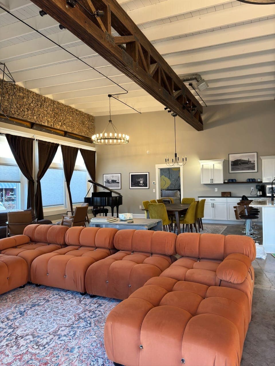 Elegant, lighting and seating 48