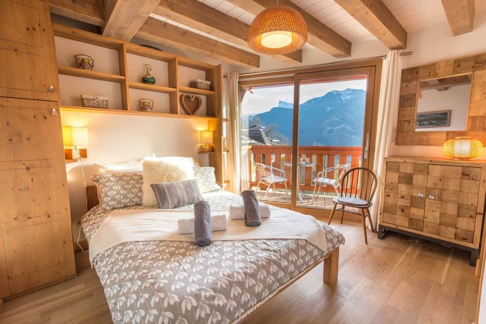Chalet 75 bedroom 3 with ensuite and private balcony.