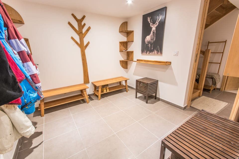 Chalet 75 boot room.