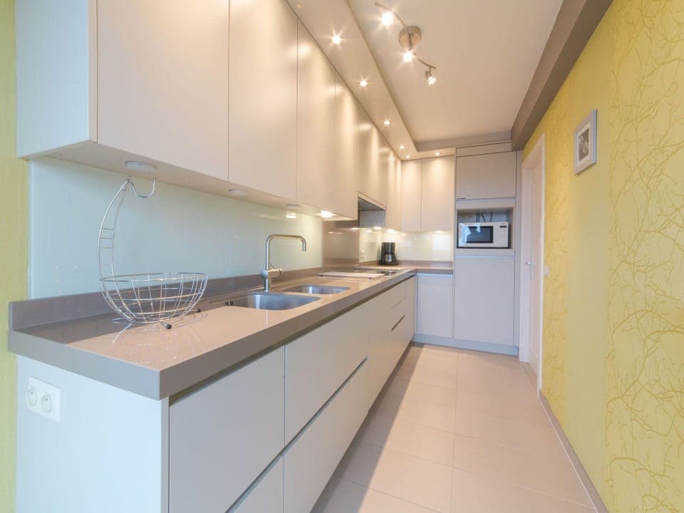 Tap, Cabinetry, Countertop, Sink, Kitchen Sink, Plumbing Fixture, Building, Kitchen Stove, Kitchen, Kitchen Appliance