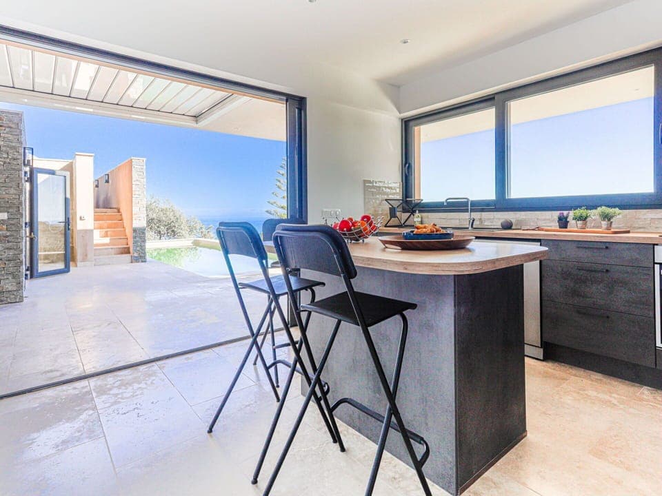 Table, Furniture, Property, Sky, Building, Couch, Azure, Cloud, Shade, Interior Design