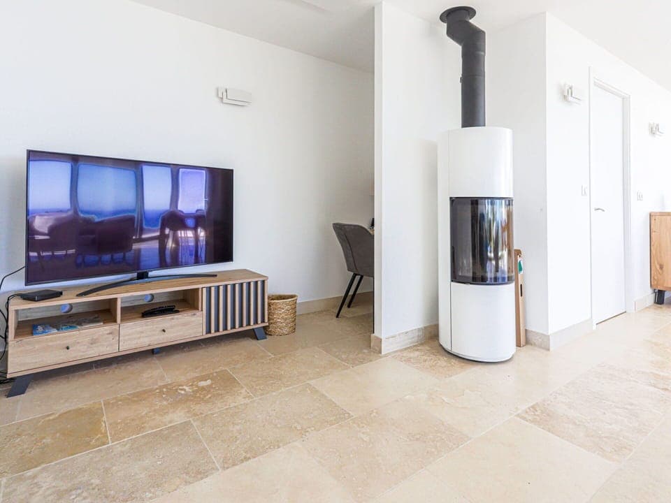 Table, Furniture, Property, Sky, Building, Couch, Azure, Cloud, Shade, Interior Design