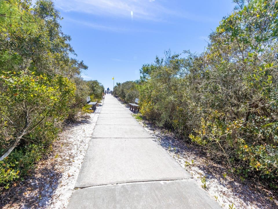 Inlet Beach Regional Public Beach Access - Path to Beach