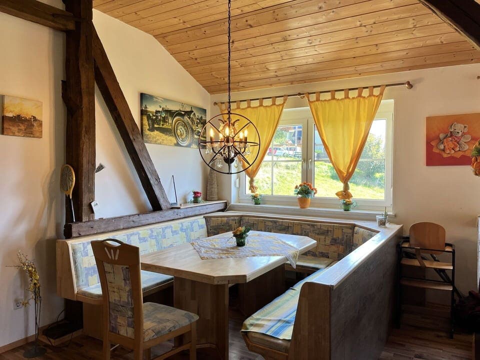 Furniture, Table, Property, Chair, Wood, Window, Interior Design, Kitchen, Beam, Countertop