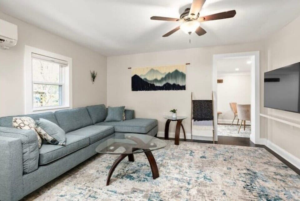 55" Art TV perfect for entertaining & watching your favorite shows. Free Netflix