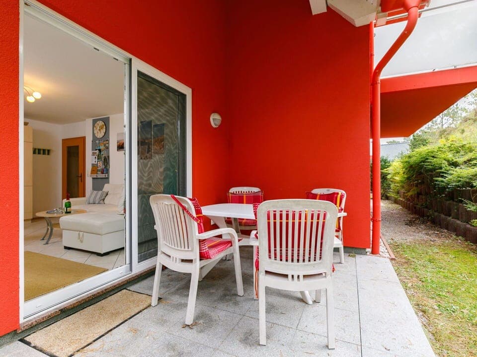 Table, Furniture, Property, Chair, Building, Plant, Lighting, Orange, Interior Design, Door