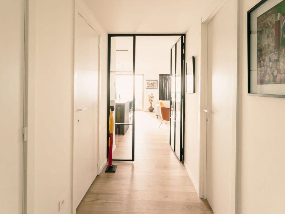 Picture Frame, Building, Wood, Flooring, Floor, Door, Ceiling, Hall, Hardwood