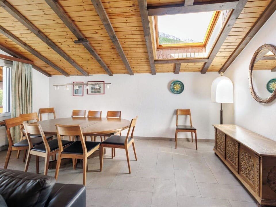 Furniture, Interior Design, Flooring, Wood, Floor, Ceiling, Table, Chair, Wood Flooring, Room