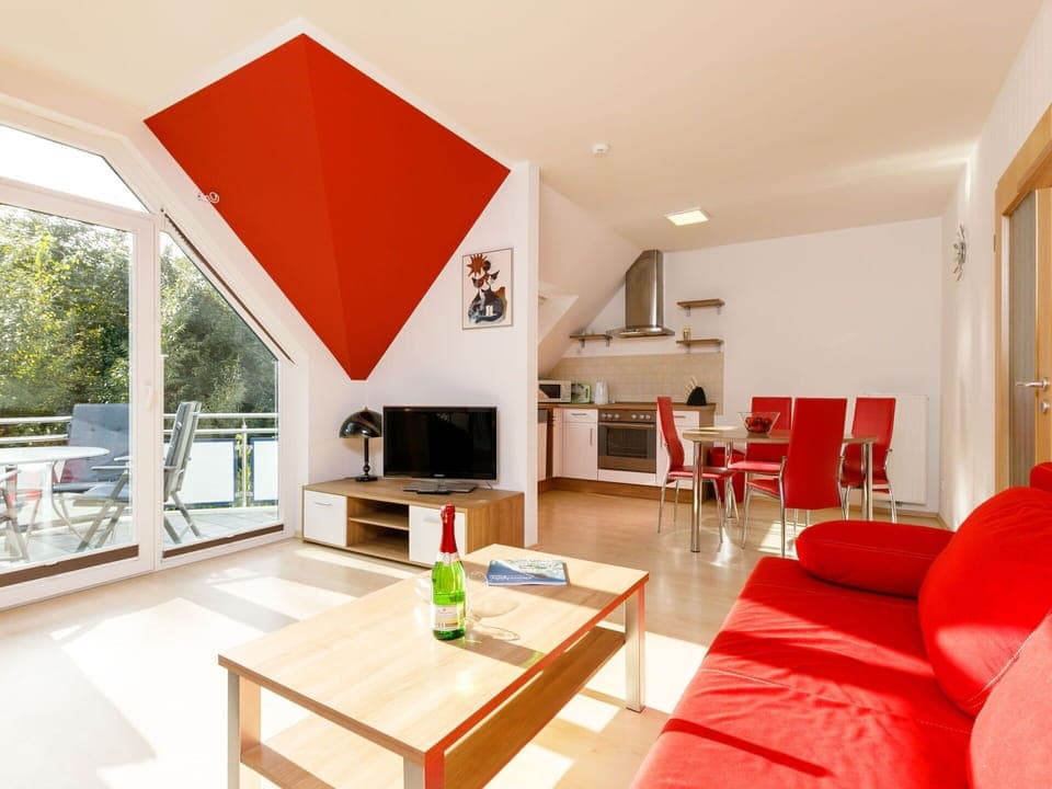 Table, Property, Couch, Orange, Interior Design, Living Room, Flooring, Wood, Floor, Studio Couch