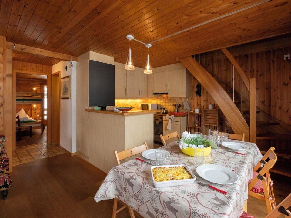 Furniture, Interior Design, Flooring, Floor, Wood, Ceiling, Room, Kitchen & Dining Room Table, Kitchen, Dining Room