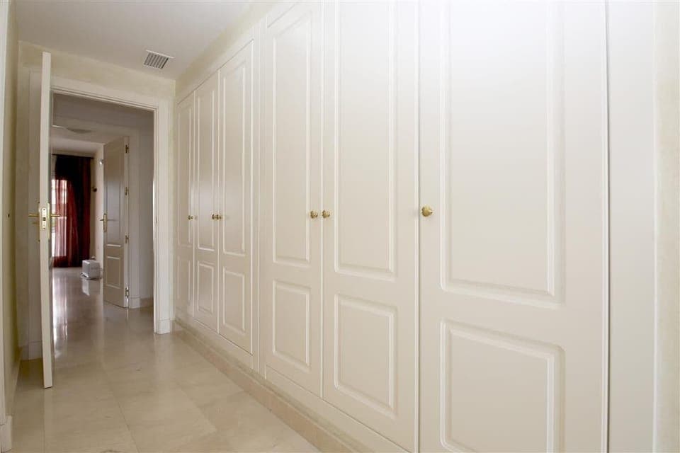 Spacious built-in wardrobes in the master bedroom