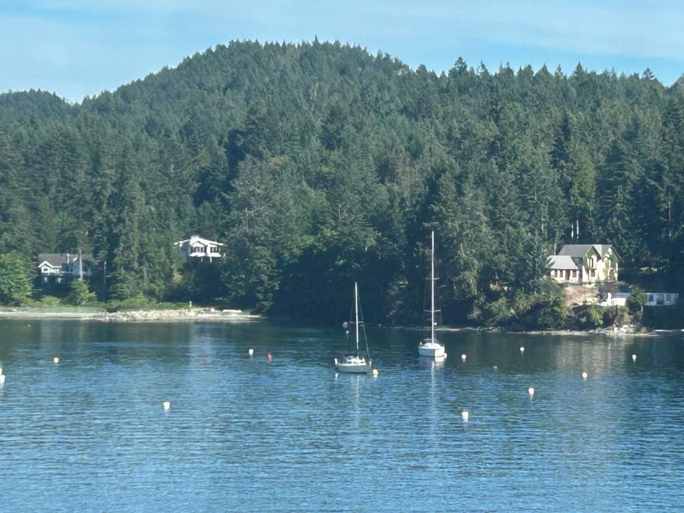 Our home in Village Bay