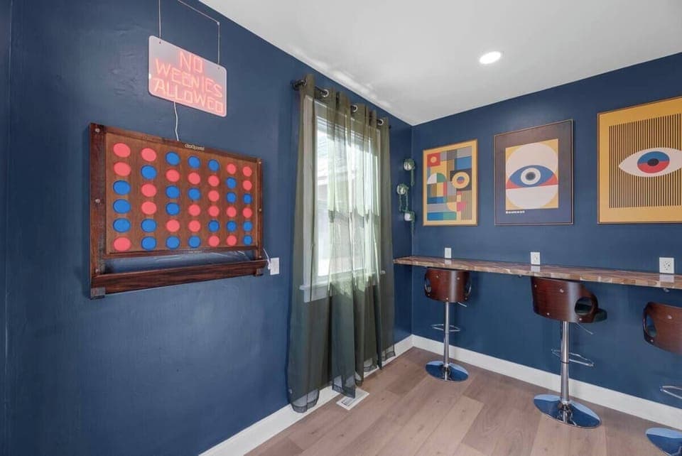 Gather and work in this space served by fast wifi