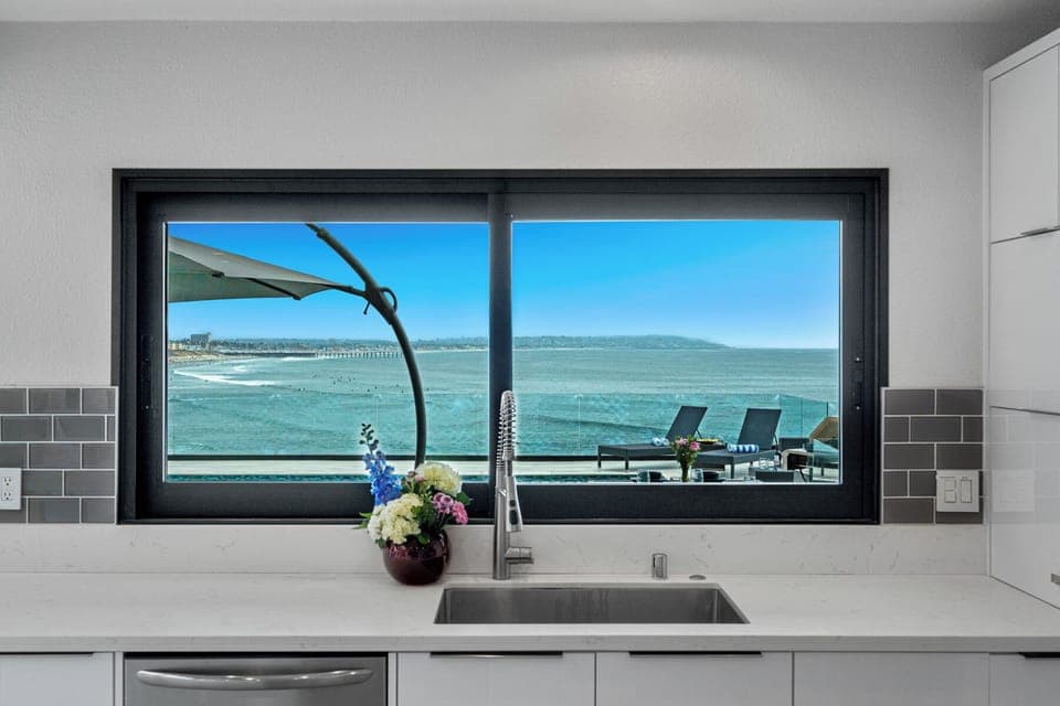 Amazing Views from the Gourmet Kitchen.