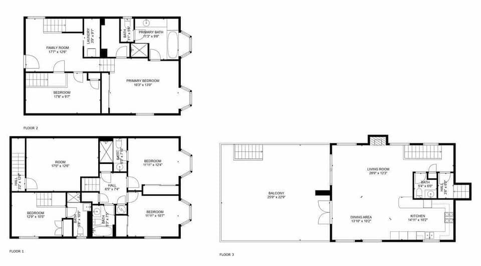 1404 West Oceanfront C Floorplan