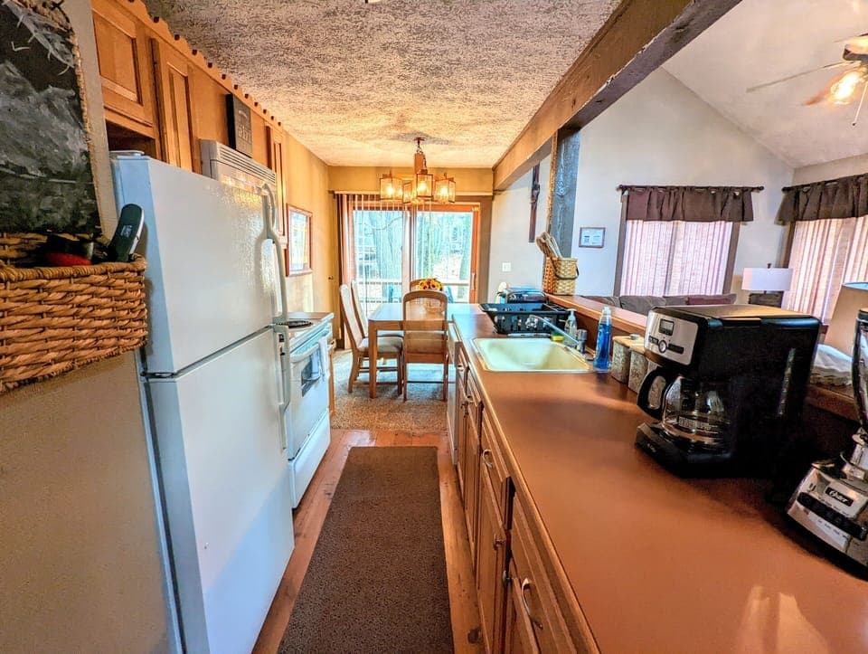 Natural light makes this kitchen sparkle.