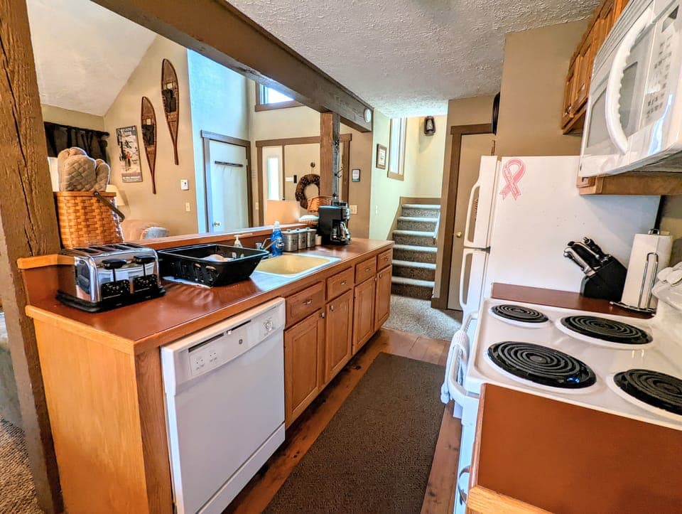 Kitchen area. 