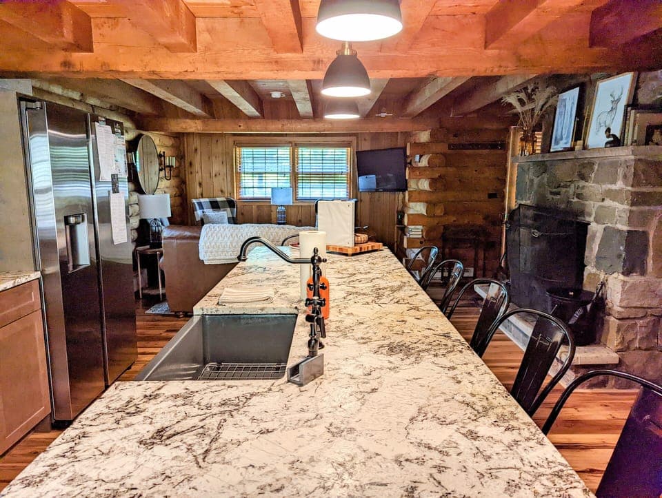 Clean and ready kitchen.