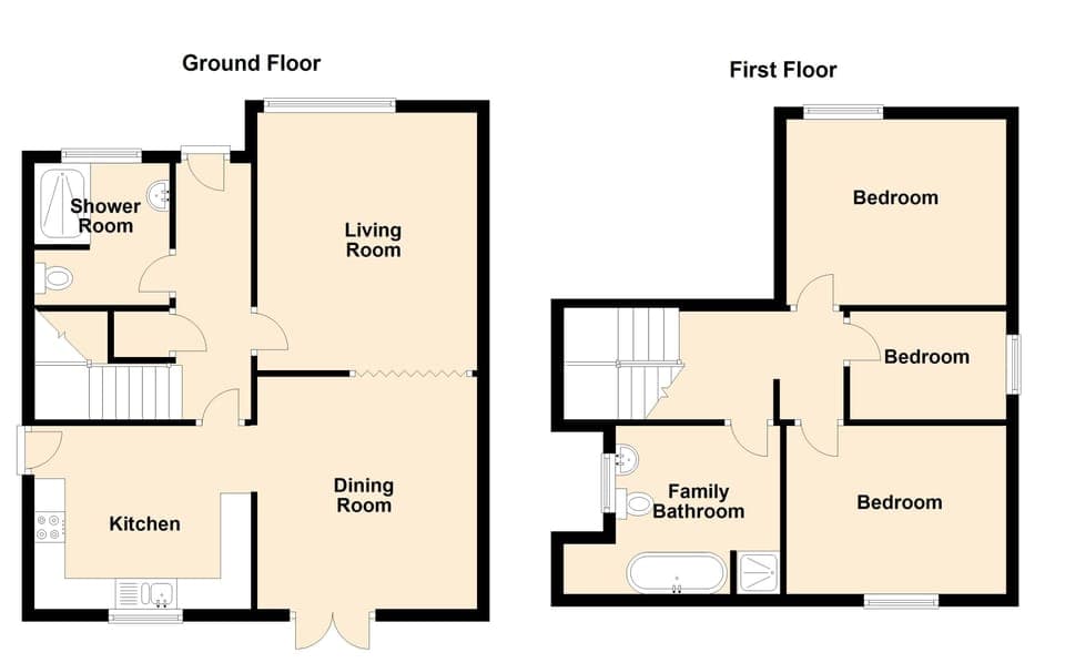 Cae Cloc floorplan