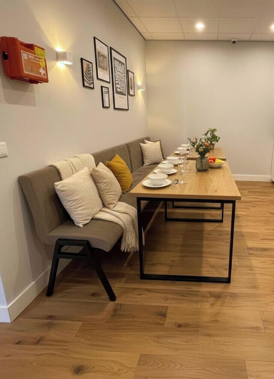 Fully equipped kitchen ready for your culinary creations and casual chats.