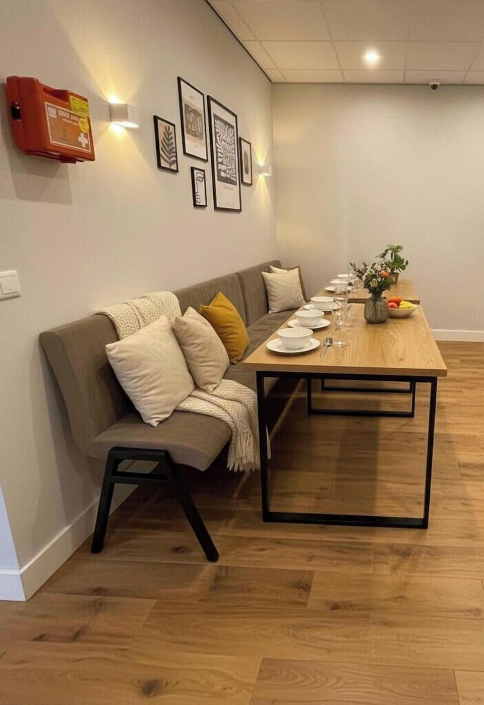 Gather, cook, and savor in our bright, fully stocked shared kitchen.