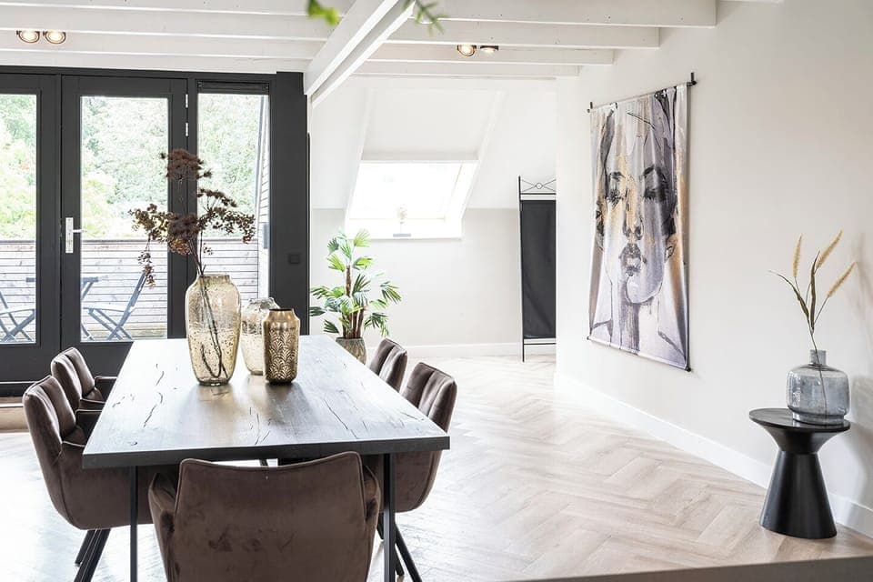 Gather around this spacious dining table for delicious meals and great conversation!