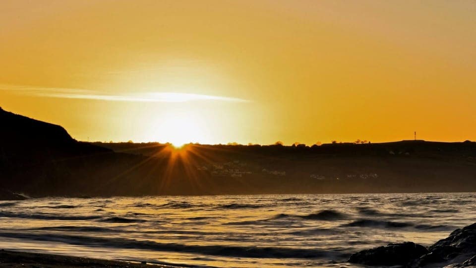Sunset over Aberporth
