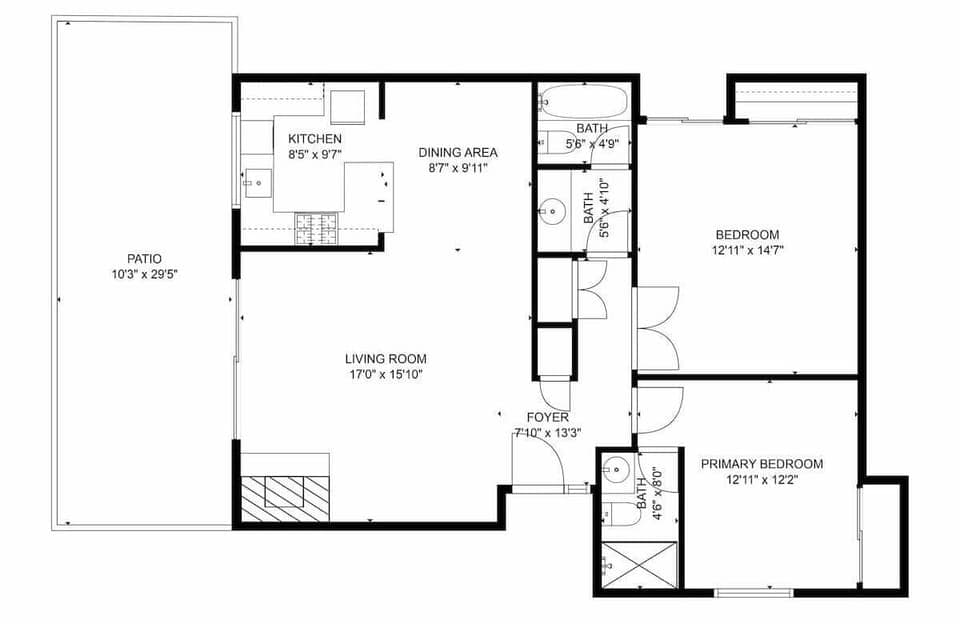 5408 Seashore Dr. A Floorplan