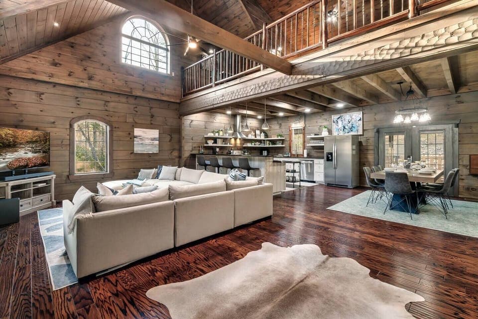As Soon as You Enter, Youre Greeted with a Beautifully Decorated Open Concept Living Area.