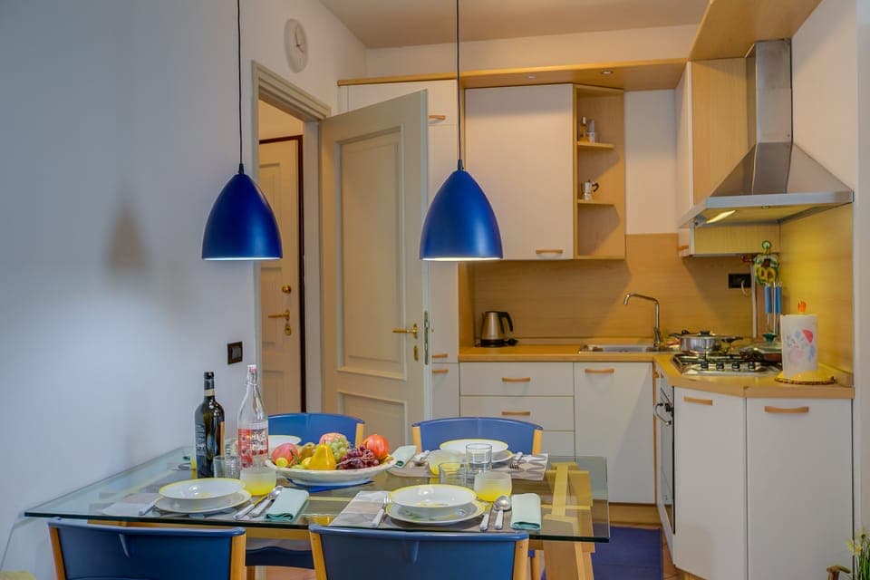 Kitchen and dining area