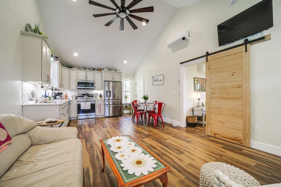 Living Room | Open-Concept Layout | Smart TV | 1st Floor