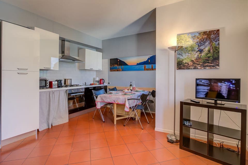 Kitchen and dining area