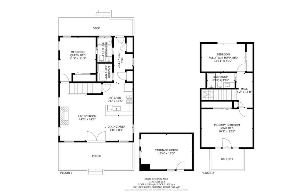 With plenty of rooms guests can always have their own space to unwind and recharge.