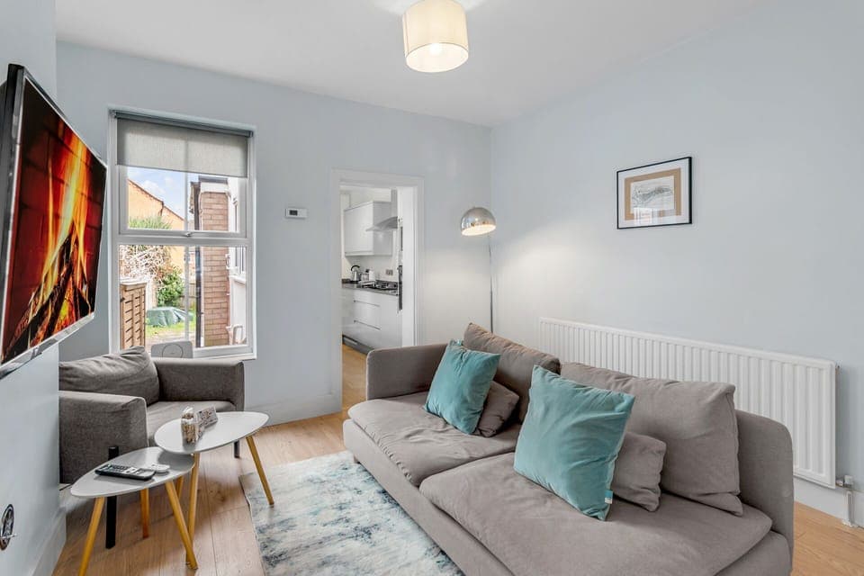 Unwind and immerse yourself in comfort during your stay with our cosy Living area, complete with a modern TV for your entertainment needs. Experience relaxation at its finest in our welcoming space.