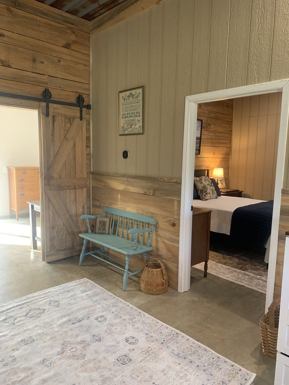 Second bedroom right off of the main living area.