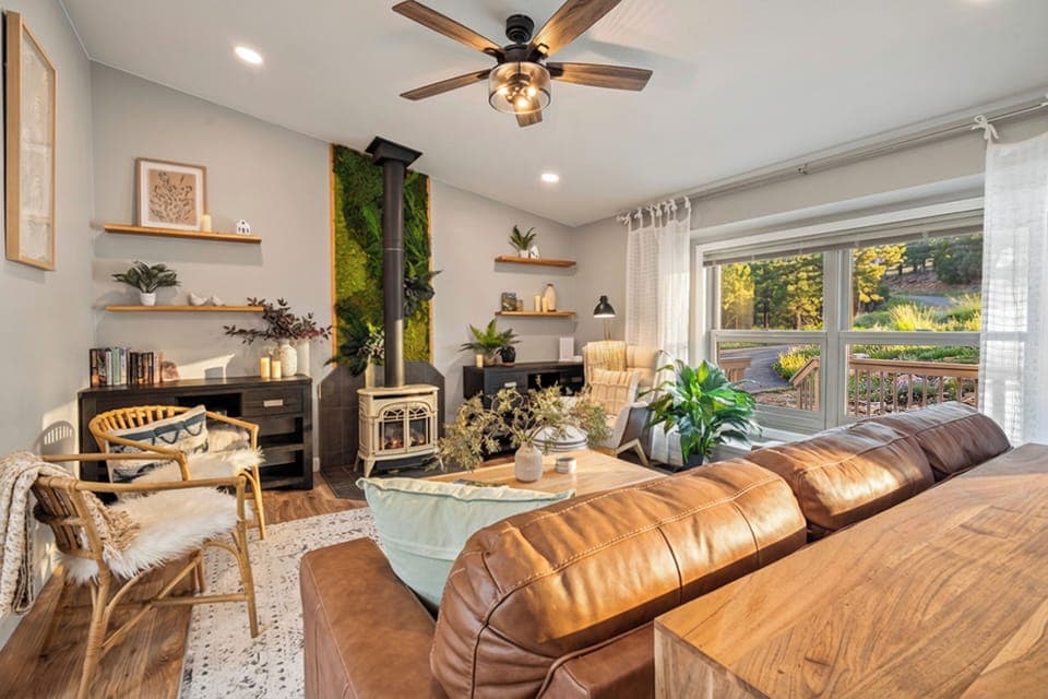 Imagine yourself relaxing with good conversation, a glass of wine, and friends…