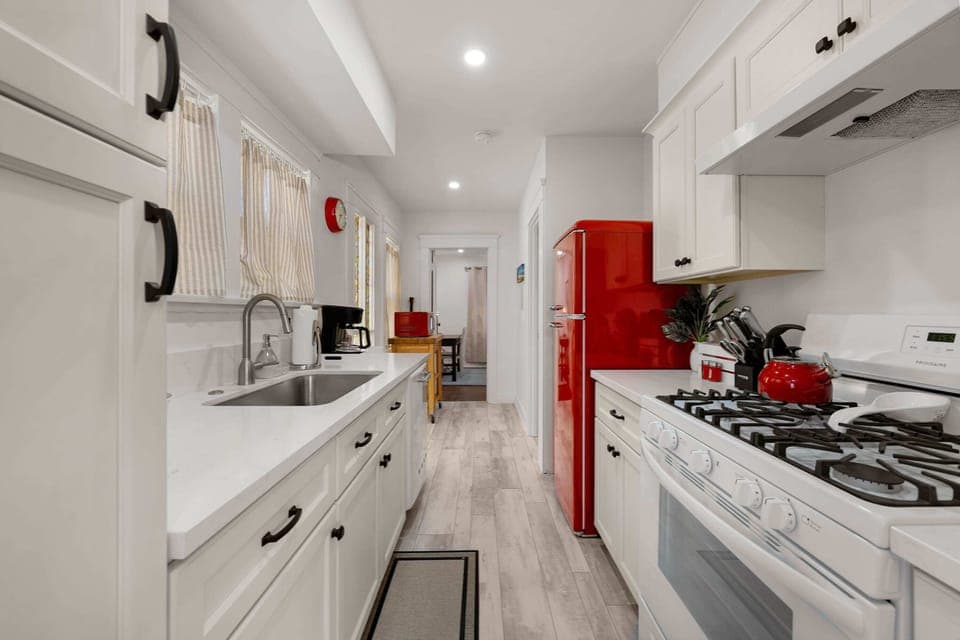 Fully stocked kitchen