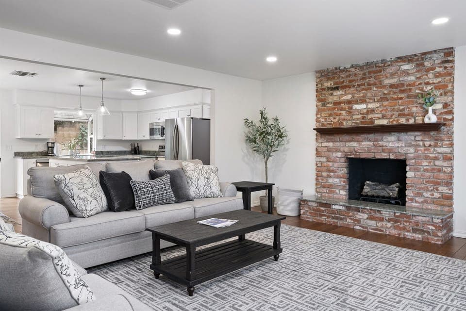 Open concept living area