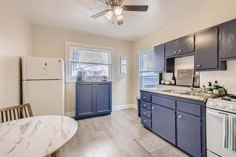 Spacious kitchen is both functional and efficient 