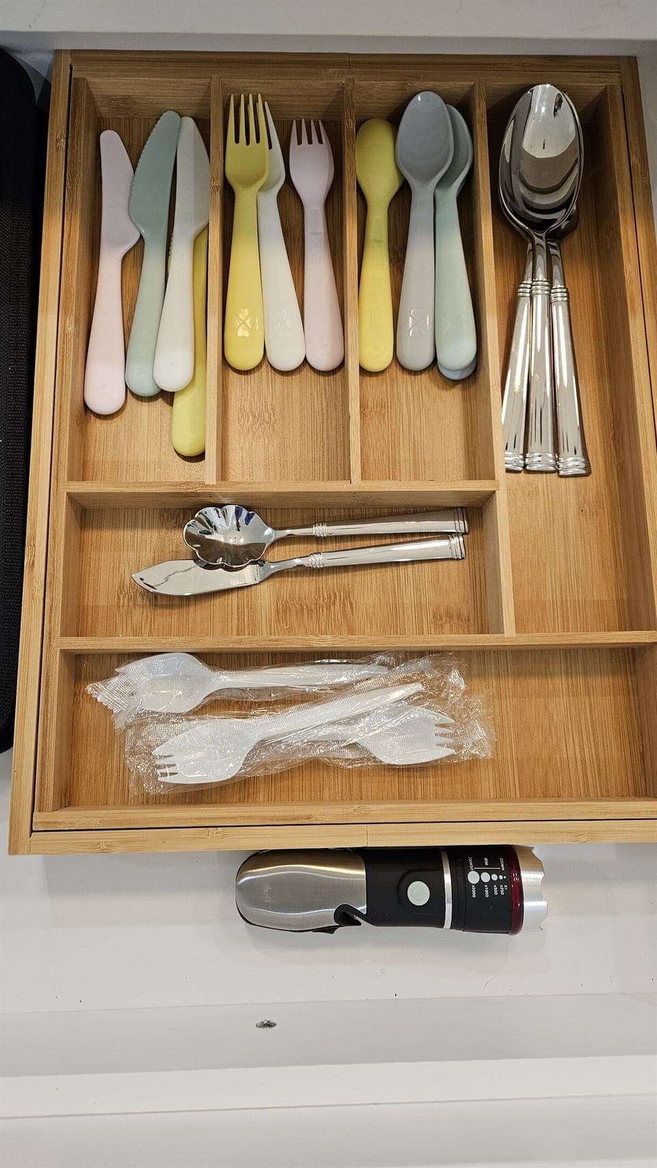 Child-friendly utensils available.