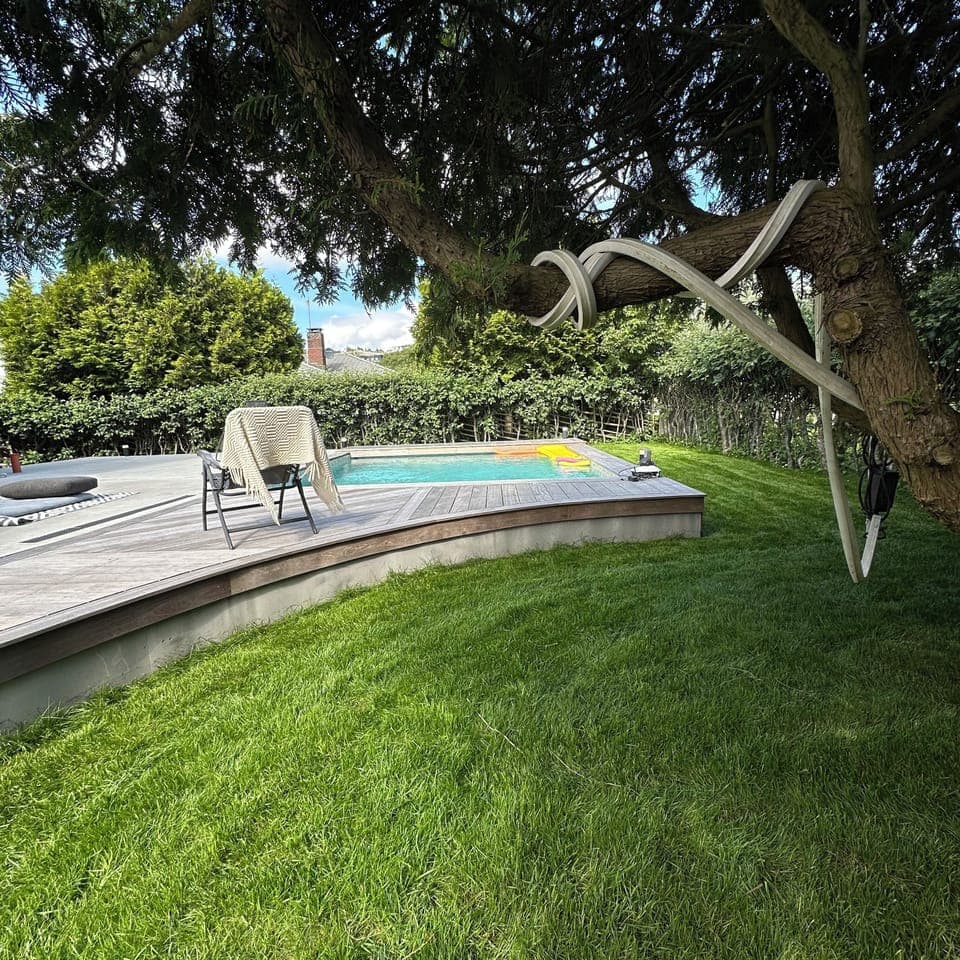The pool is shared with the host family. Note: Advance booking is required.