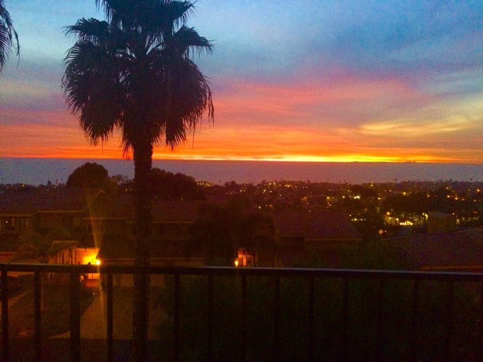 One of many breathtaking sunsets off the main deck. 